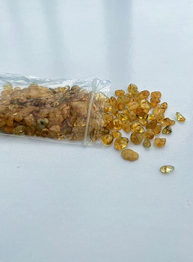 DIY黄水晶发财树材料包