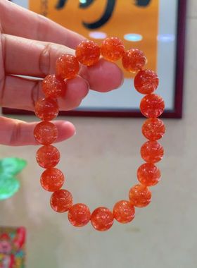 正品天然金太阳单圈手链手串云母片男女款饰品礼物新年礼物饰品