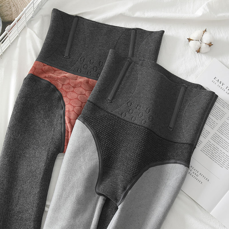 高腰收腹加绒矮小个子秋冬季连裤袜 莜饰打底裤