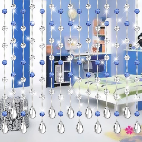 Штора ручной работы, бусины, подвеска, DIY