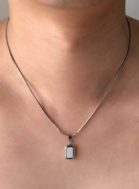 Komeiku白贝壳蛇骨项链