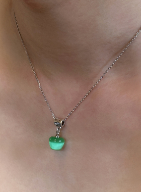 Komeiku青苹果钛钢项链