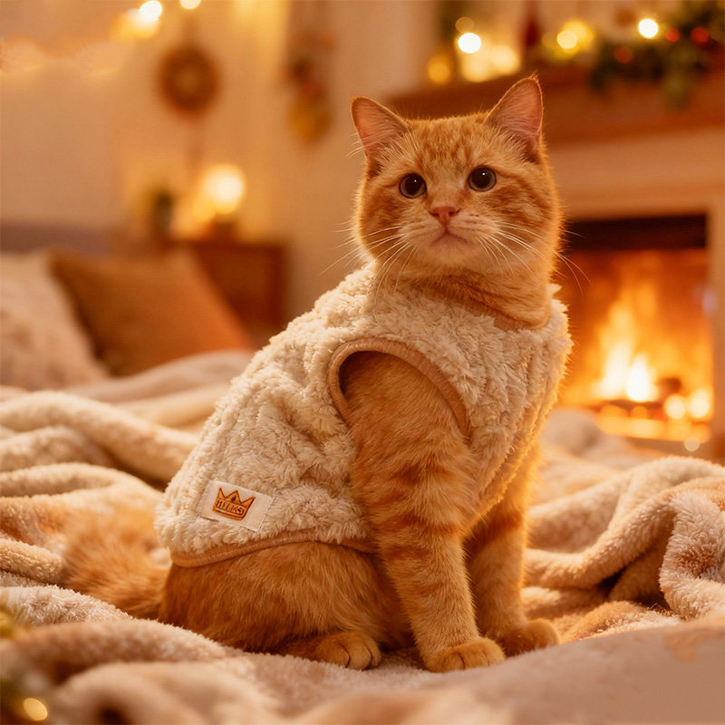 猫咪衣服冬季防掉毛布偶银渐层猫德文无毛猫英短蓝猫冬天保暖加厚,淘宝优惠券,粉丝福利购,淘宝优惠卷