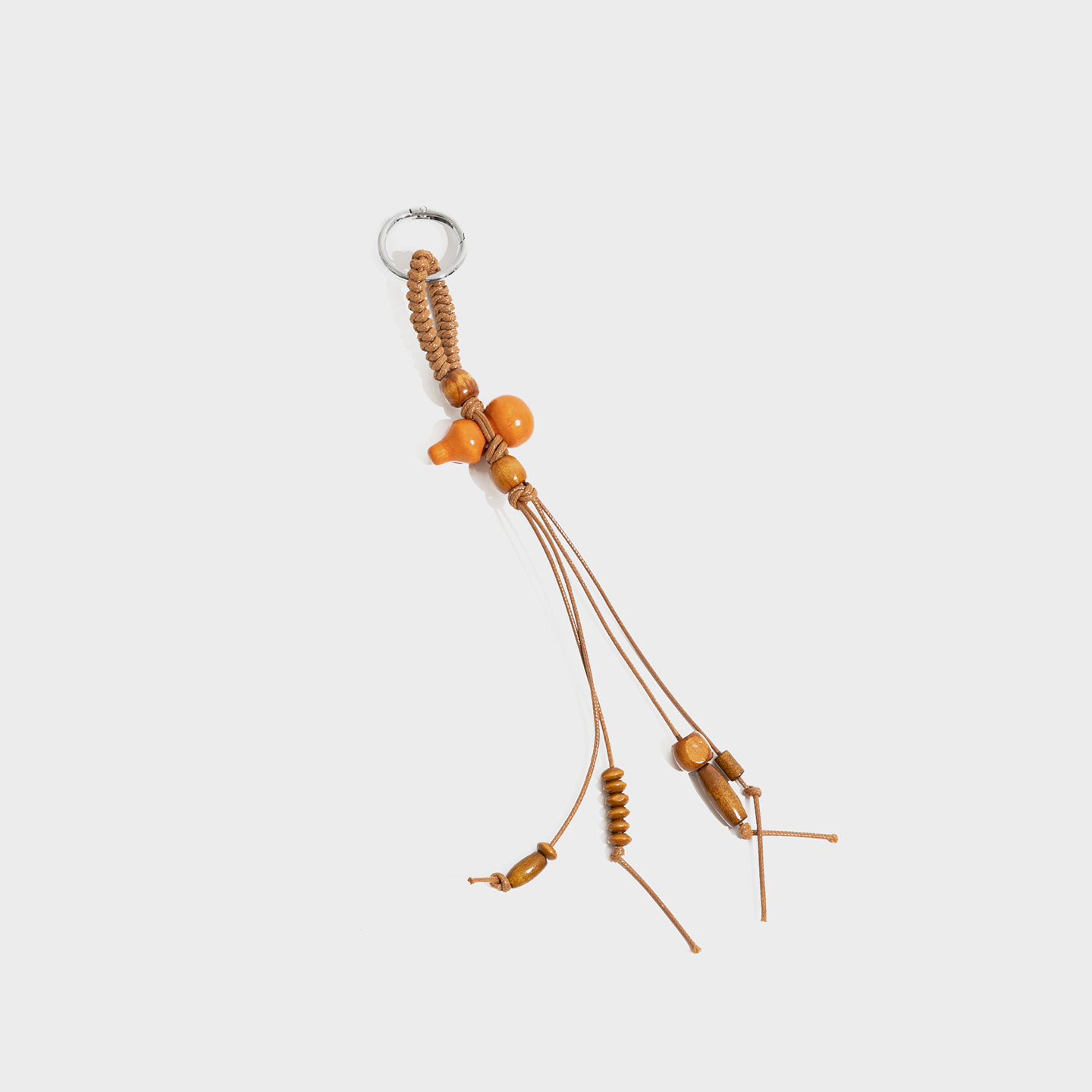 橙子少女复古新中式葫芦木珠包包挂件高级感国风挂饰设计感钥匙扣 - 图0