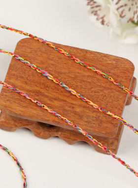 端午节五彩线手绳幼儿园宝宝活动