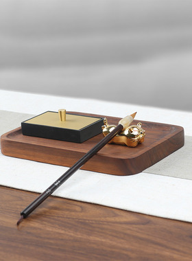 山百集生肖虎吉祥物装饰品笔搁