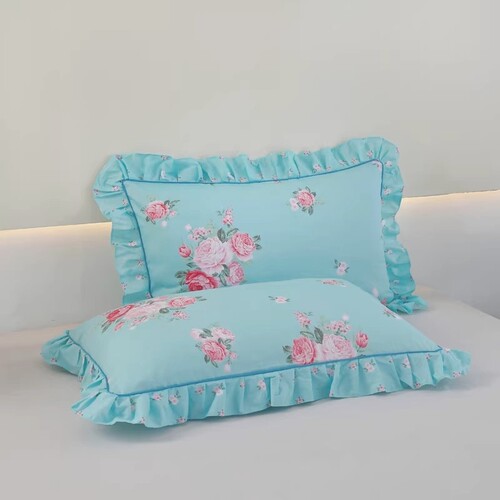 床单单件纯棉100全棉2026新款蓝色小碎花大250x270cmx290四季通用 - 图0