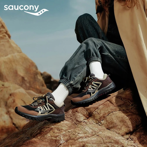 GRID PEAK千禧Saucony索康尼Y2k复古休闲通勤鞋秋冬男女越野跑鞋 - 图0