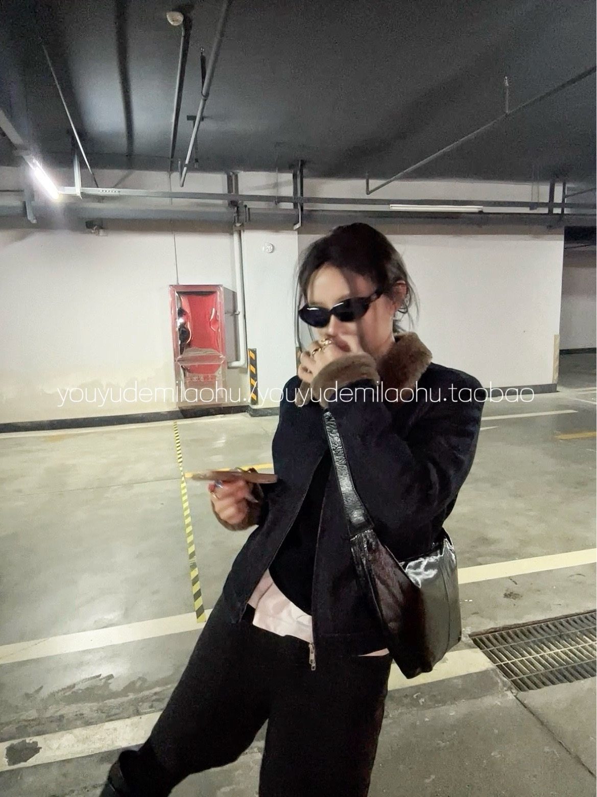 忧郁的米老虎/复古人造毛领原牛夹克薄棉服外套女冬加厚保暖上衣,淘宝优惠券,粉丝福利购,淘宝优惠卷