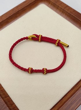 兔年本命年兔子红绳手绳