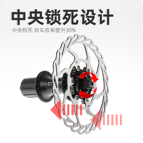 台产NUTT山地公路自行车中锁刹车碟片140 160 180mm碟刹油压盘片 - 图1