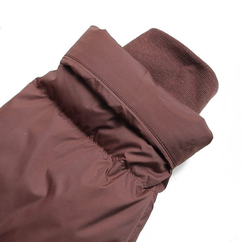 胖太太大码女装冬季新咖色中长韩版通勤加厚保暖羽绒服822410610 - 图2