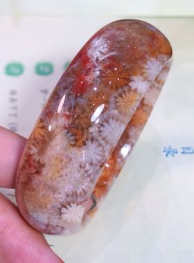 珊瑚玉天然情侣少女风婚礼手镯