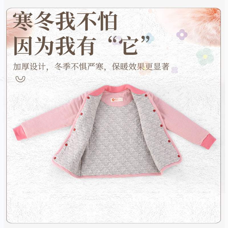 冬季款驼绒羊毛男女儿童棉袄上衣夹棉衣加厚保暖棉服内搭校服神器