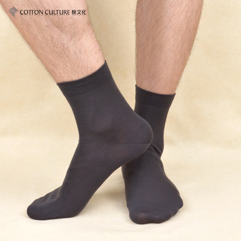 棉文化2019年莫代尔男袜子白色丝袜 棉文化短袜/打底袜/丝袜/美腿袜