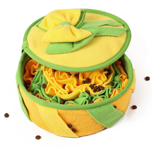 亚马逊宠物用品狗狗玩具礼物盒嗅闻垫益智藏食解压互动玩耍耐咬 - 图1