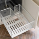 New grid storage basket cabinet storage basket debris storage basket custom kitchen wardrobe drawer track pull basket