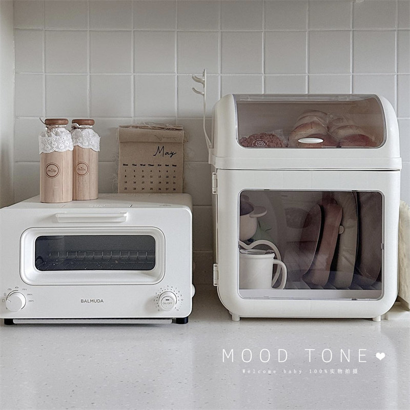 韩国ins宝宝奶瓶收纳箱婴儿辅食工具置物柜防尘大容量餐具收纳柜,淘宝优惠券,粉丝福利购,淘宝优惠卷