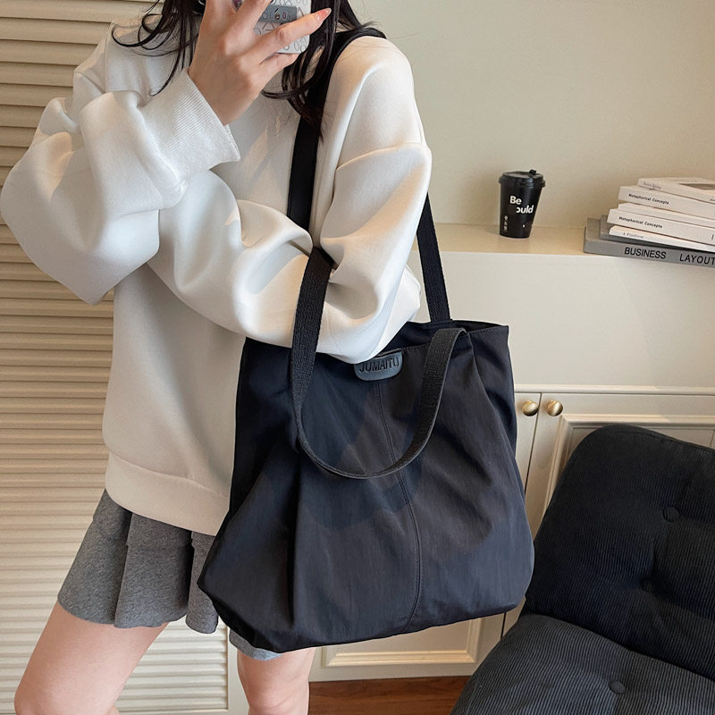 AZN新品 帆布包女大容量休闲百搭单肩2025新款大学生托特包8.29,淘宝优惠券,粉丝福利购,淘宝优惠卷