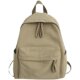 Female student solid color commuting backpack has sold 1W+