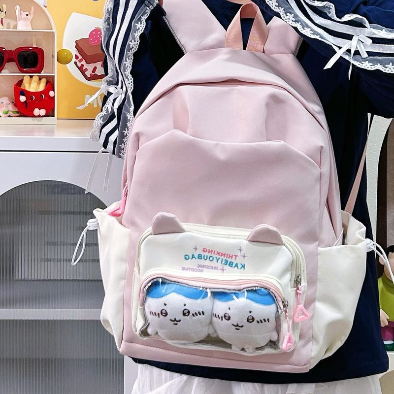 7.16花曦家新品 痛包少女背包2025大容量初中生高中生双肩包书包 - 图0