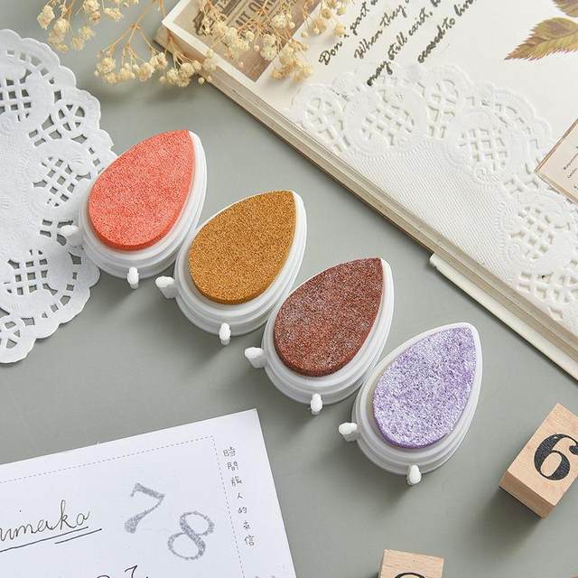 Special ink small water drop color ink pad rubber stamp