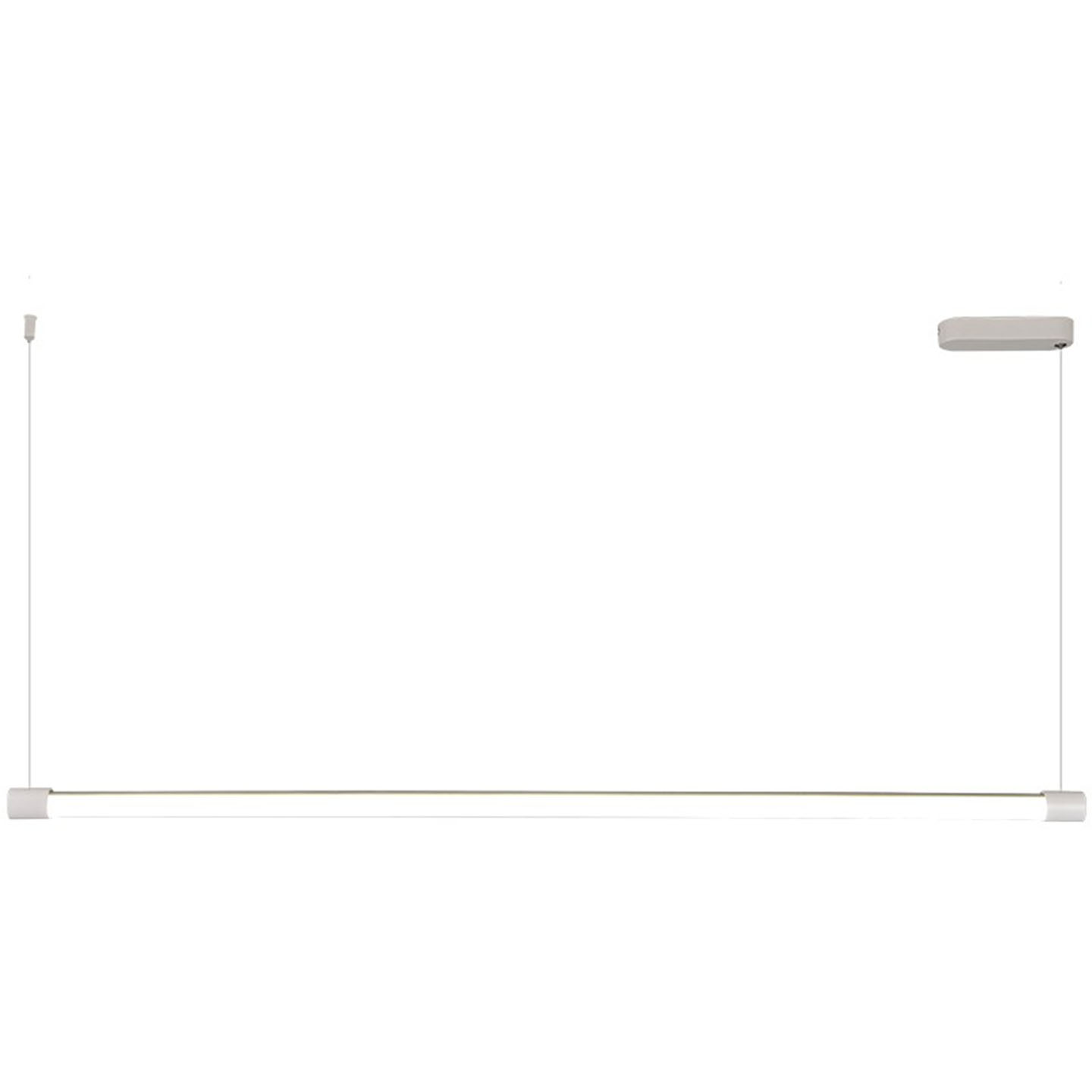 led长条灯办公室吧台氛围灯具设计师工作室一字现代简约餐厅吊灯 - 图3