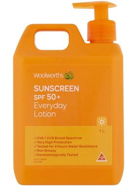 Woolworths1L大包装防晒霜