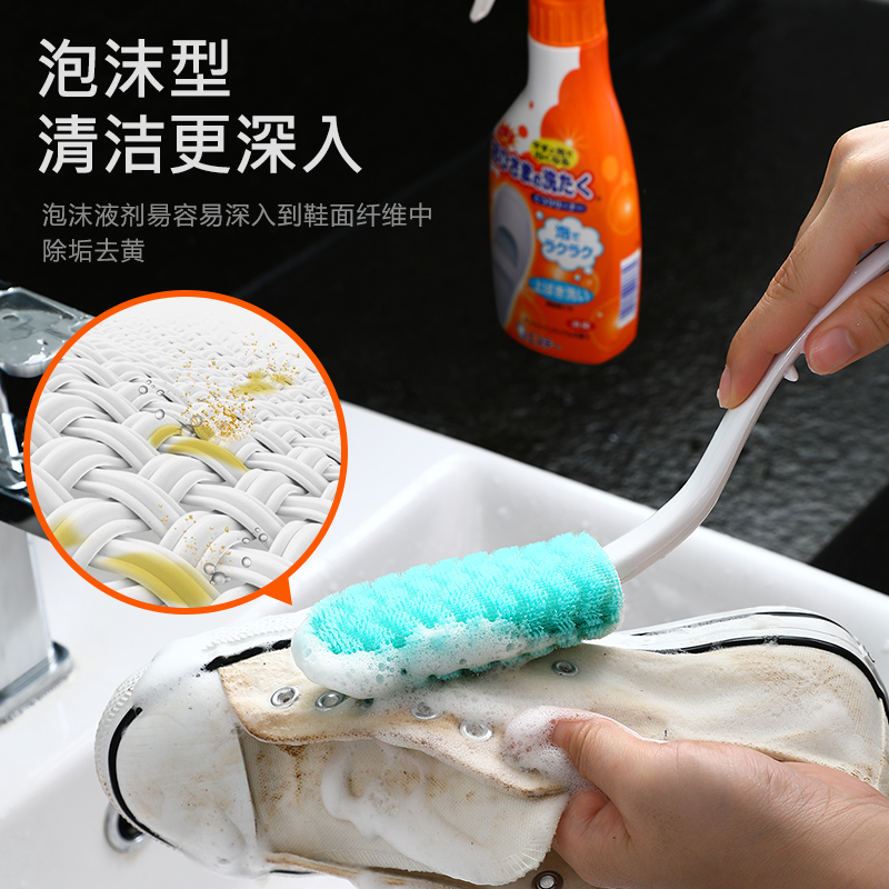 日本进口st小鸡仔小白鞋清洗剂洗鞋子专用液清洁洗白去黄漂白神器-图1