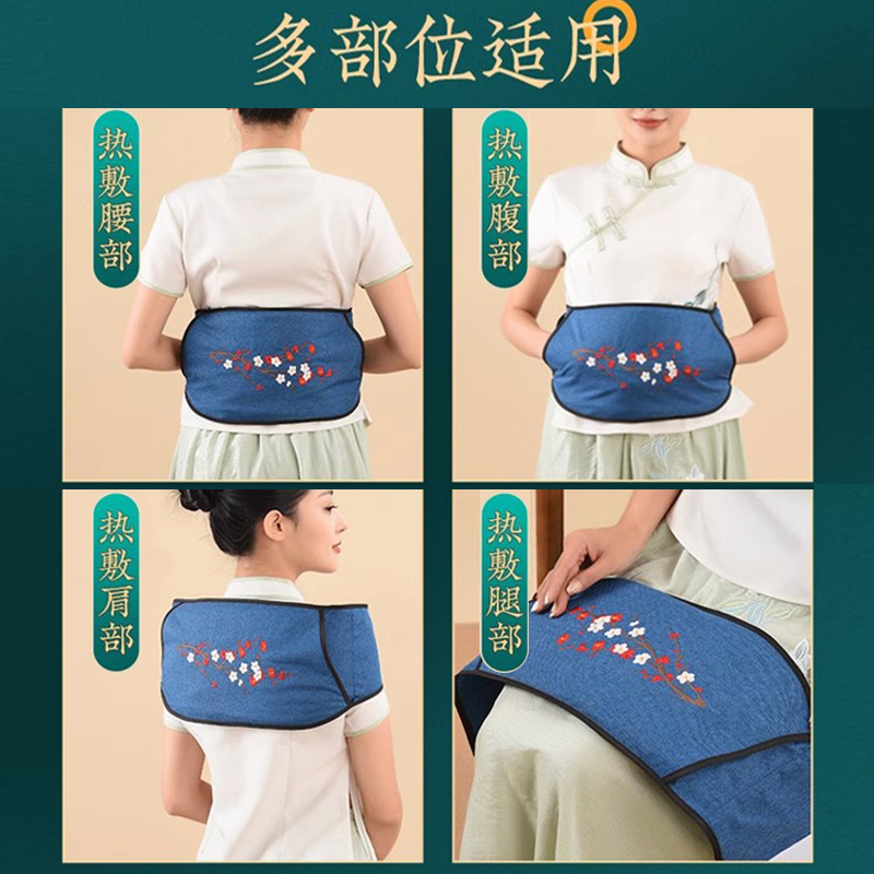 电加热艾灸宝热敷全身家用腹肚子暖护腰间盘部膝盖无烟热敷腰疼痛