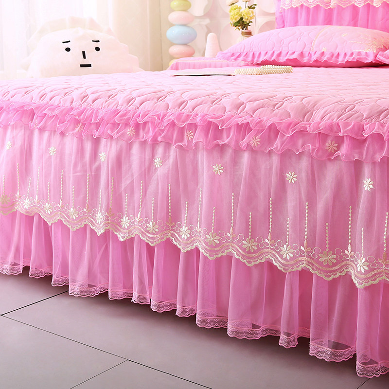 公主风床裙罩2025新款四季通用防尘罩夹棉加厚床罩全包床垫保护罩,淘宝优惠券,粉丝福利购,淘宝优惠卷