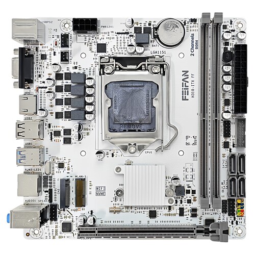 H310-ITX迷你电脑主板DDR4内存1151针6789代E3V5V6超H110B250H150 - 图3