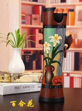 家居摆件火炬复古风书房小饰品