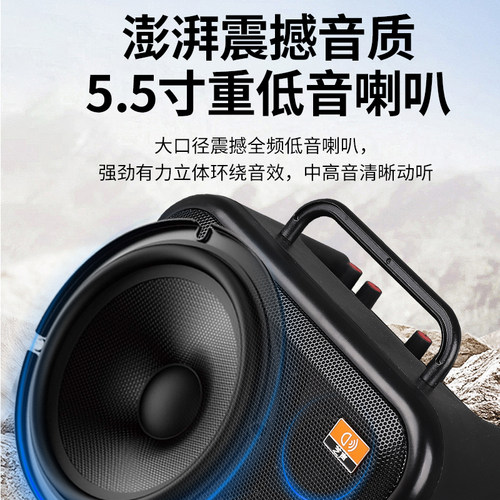 葫芦丝口琴笛子萨克斯二胡专用扩音器大音量无线乐器喇叭蓝牙音响 - 图0