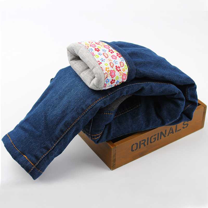 女童加厚棉裤加棉裤子冬季儿童牛仔裤一条过冬三层夹棉宝宝外穿裤,淘宝优惠券,粉丝福利购,淘宝优惠卷