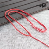 Ожерелье из шнура, плетеная изумрудная подвеска подходит для мужчин и женщин