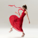 High-waisted sleeveless dress Greek draped sexy long skirt hot girl pure and slim