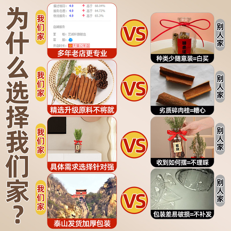 肉桂生财瓶招财聚财客厅ins风摆件玻璃瓶diy材料乔迁礼物搬家用品,淘宝优惠券,粉丝福利购,淘宝优惠卷