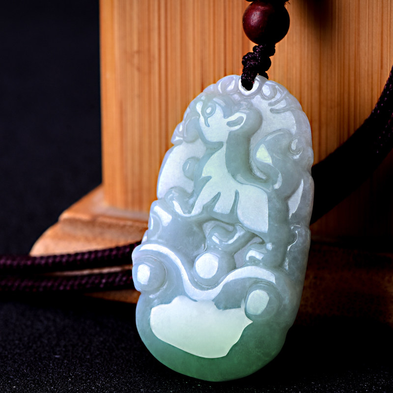 翡翠十二生肖男士女款属相吊坠 艺诚轩项坠/吊坠