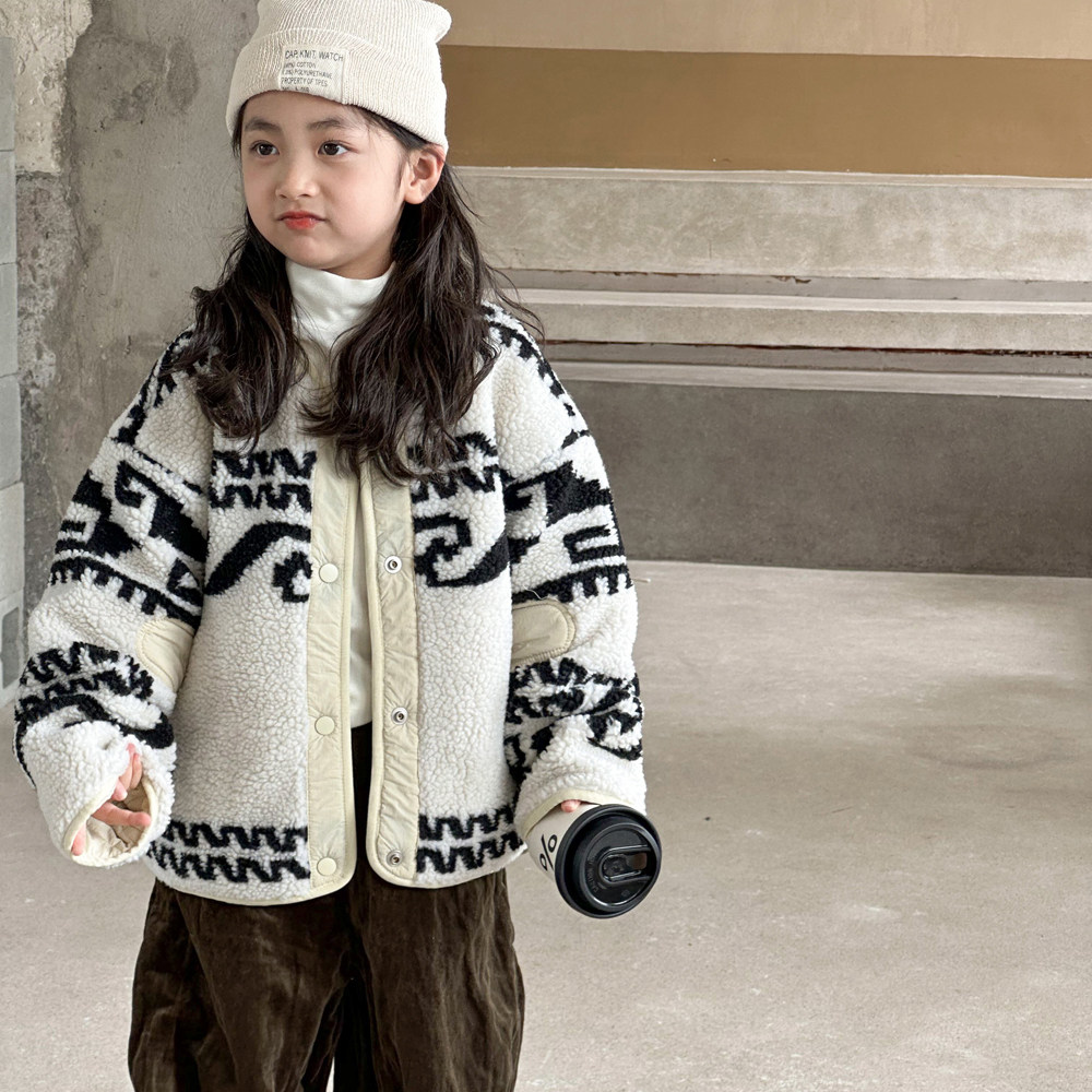 女童过新年外套女大童羊羔绒两面穿棉衣2026新款儿童冬季新年衣服,淘宝优惠券,粉丝福利购,淘宝优惠卷