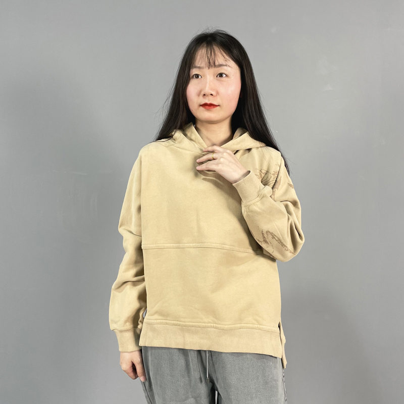 【B品】子渊服饰1121199 2021年新款大龙印花连帽加绒卫衣女款冬 - 图3