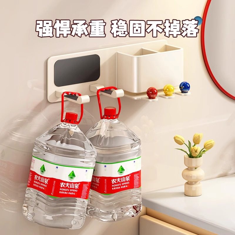 吸盘吹风机置物架卫生间壁挂吹风机支架浴室太空铝戴森风筒收纳架,淘宝优惠券,粉丝福利购,淘宝优惠卷