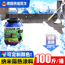 Roof Insulation Paint Building Roof External Wall Waterproofing Sunscreen Material Color Steel Tile Nano Reflection Thermal Insulation Cooling Paint