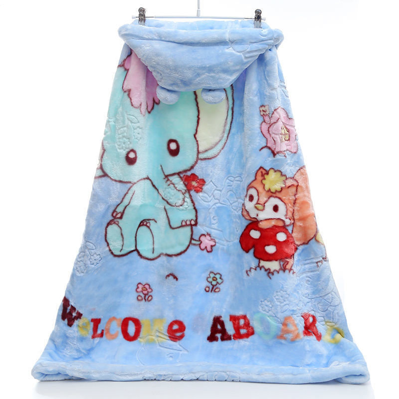 婴儿抱被初生宝宝被子春秋款外出加厚包毯子珊瑚绒包被斗篷背抱毯,淘宝优惠券,粉丝福利购,淘宝优惠卷