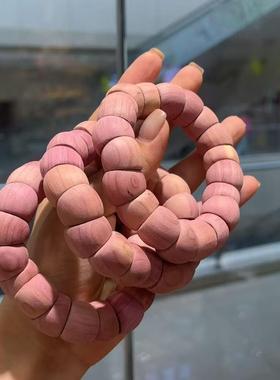 血柏木大肠文玩手持盘完佛珠念珠单圈男女士手串饰品