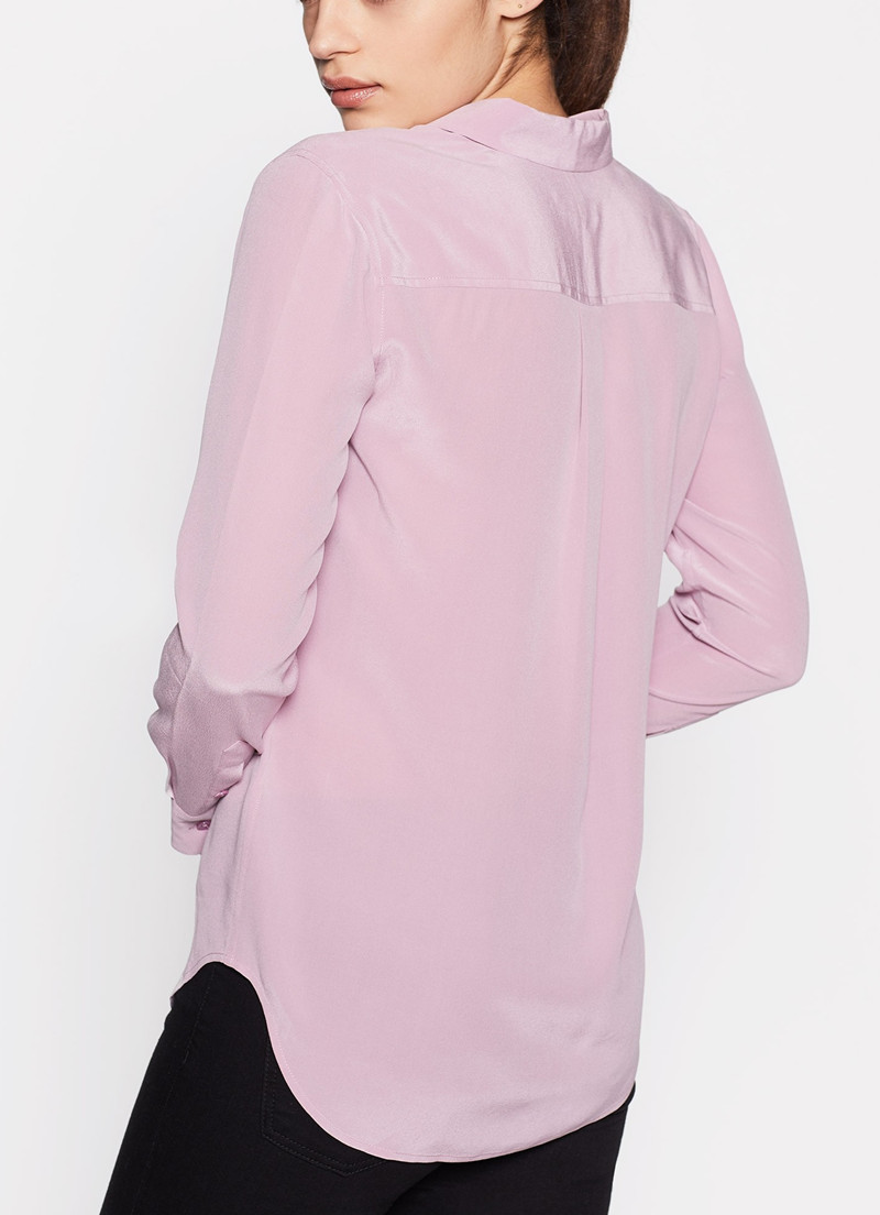 EQ家 真丝双绉 纯色多色无口袋时尚显瘦长袖衬衫女夏季桑蚕丝,淘宝优惠券,粉丝福利购,淘宝优惠卷