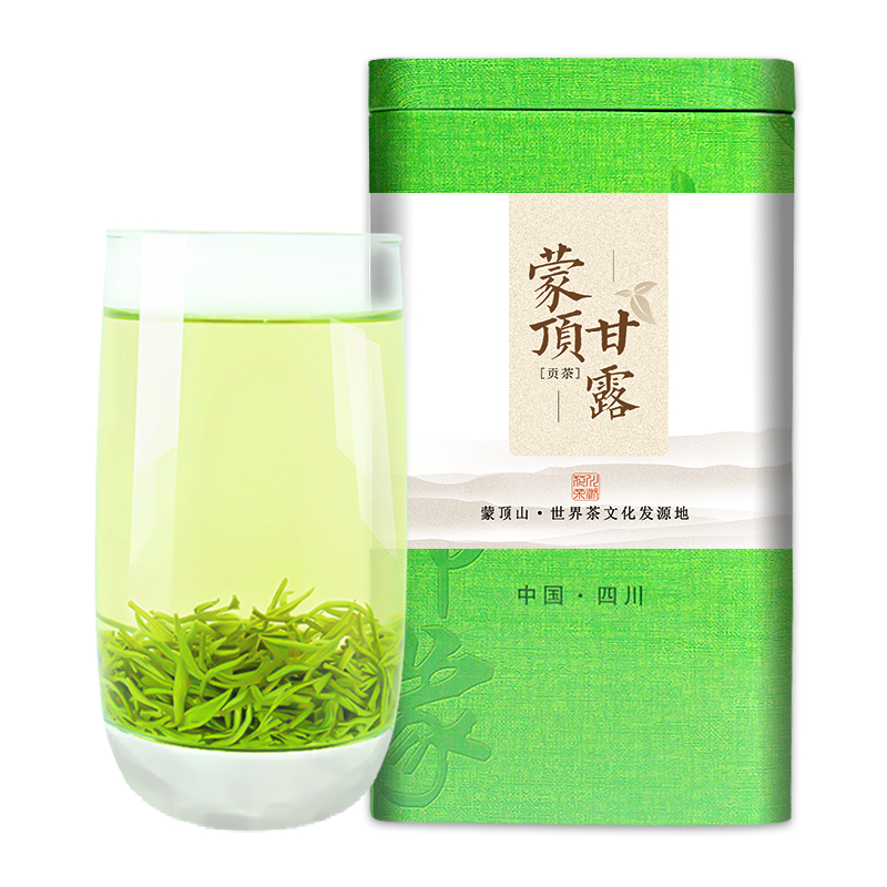 特级蒙顶甘露 2024新茶 明前嫩芽250g四川特产高山绿茶蒙顶山茶叶 - 图3