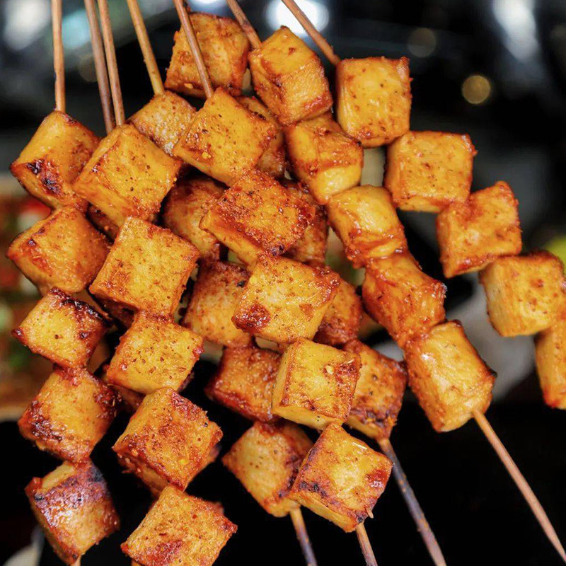 鱼豆腐小串45g*200串冷冻半成品鱼豆腐串关东煮火锅串烧烤串商用