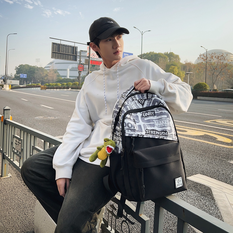 Backpack Men's Backpack Fashion Street Bag