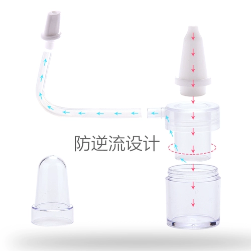 Детский гигиенический назальный аспиратор для новорожденных от заложенности носа